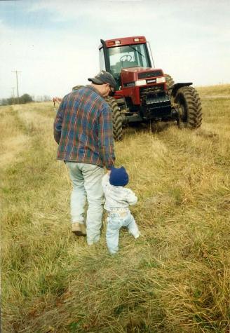 Tim and Toby Gottman together during younger times. Tim, a fifth-generation Marion County farmer, had hopes that his son might return to the farm someday. September is National Suicide Prevention Month. Photo courtesy of Tim and Lennie Gottman.