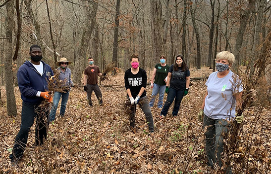 Class project at the World Bird Sanctuary