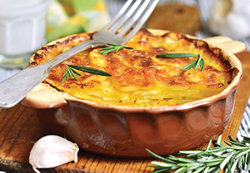 Potato Turnip Gratin