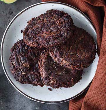 Spicy Black Bean Cakes