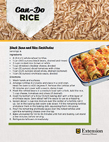 Can-Do Recipes: Rice