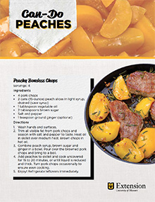 Can-Do Recipes: Peaches