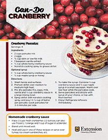 Can-Do Recipes: Cranberries