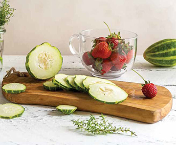 Strawberry Cucumber Salad