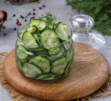 Refrigerator Pickled Cucumbers