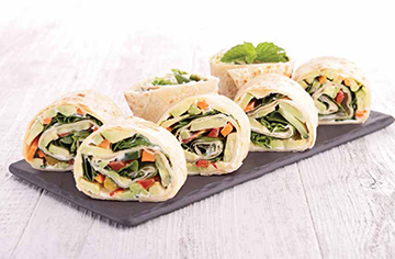 Crunchy Vegetable Wraps