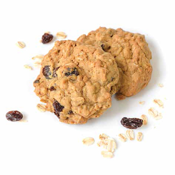 Banana Oatmeal Raisin Cookies