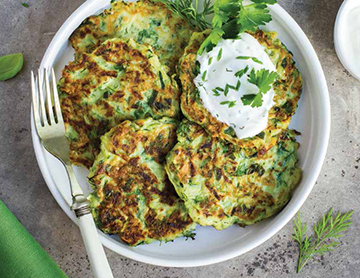 Air Fryer Asparagus Fritters