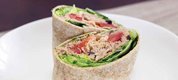 Cilantro Lime Tuna Wrap