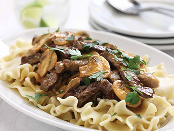 Mushroom Stroganoff