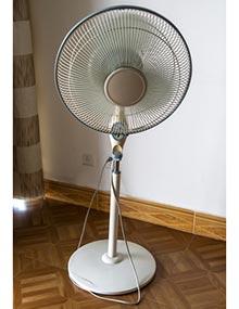 Pedestal fan.