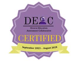 Divorce Education Assessment Collaborative (DEAC) Certified badge, Sept. 2023-Aug. 2028