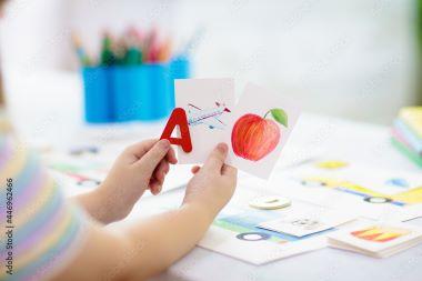 Child with Letter