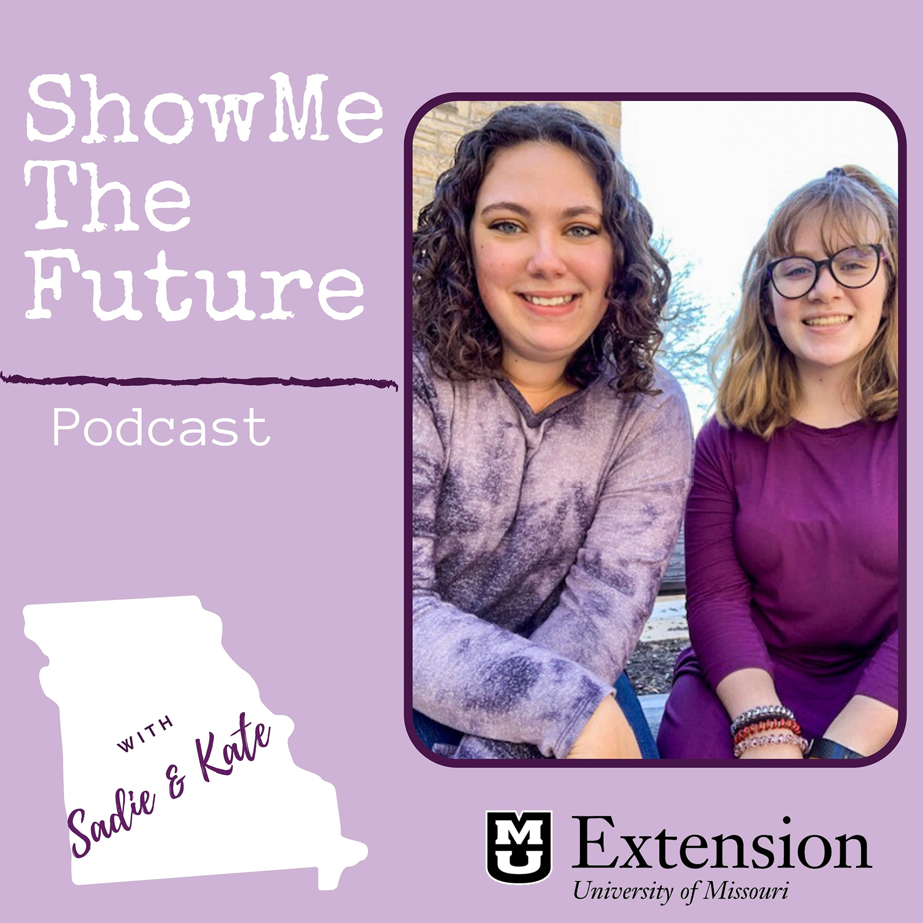 Mizzou grad student Kate Preston, left, and middle schooler Sadie Tummons host a career exploration podcast for Show Me the Future.