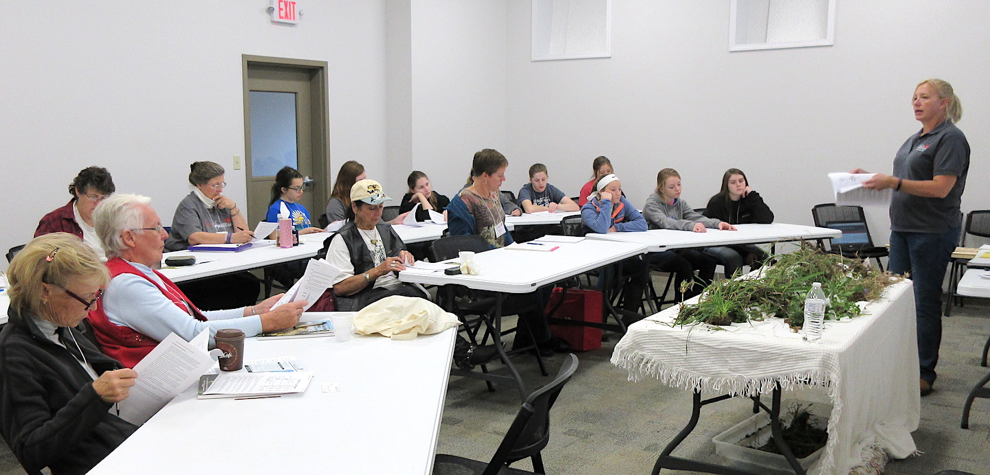 In 2015, at age 93, Wilda Cox attended MU Extension’s “Pearls of Production” event for women in animal production. Photo courtesy of Marcia Shannon.