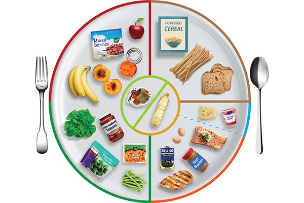 MyPlate for Older Adults plate.