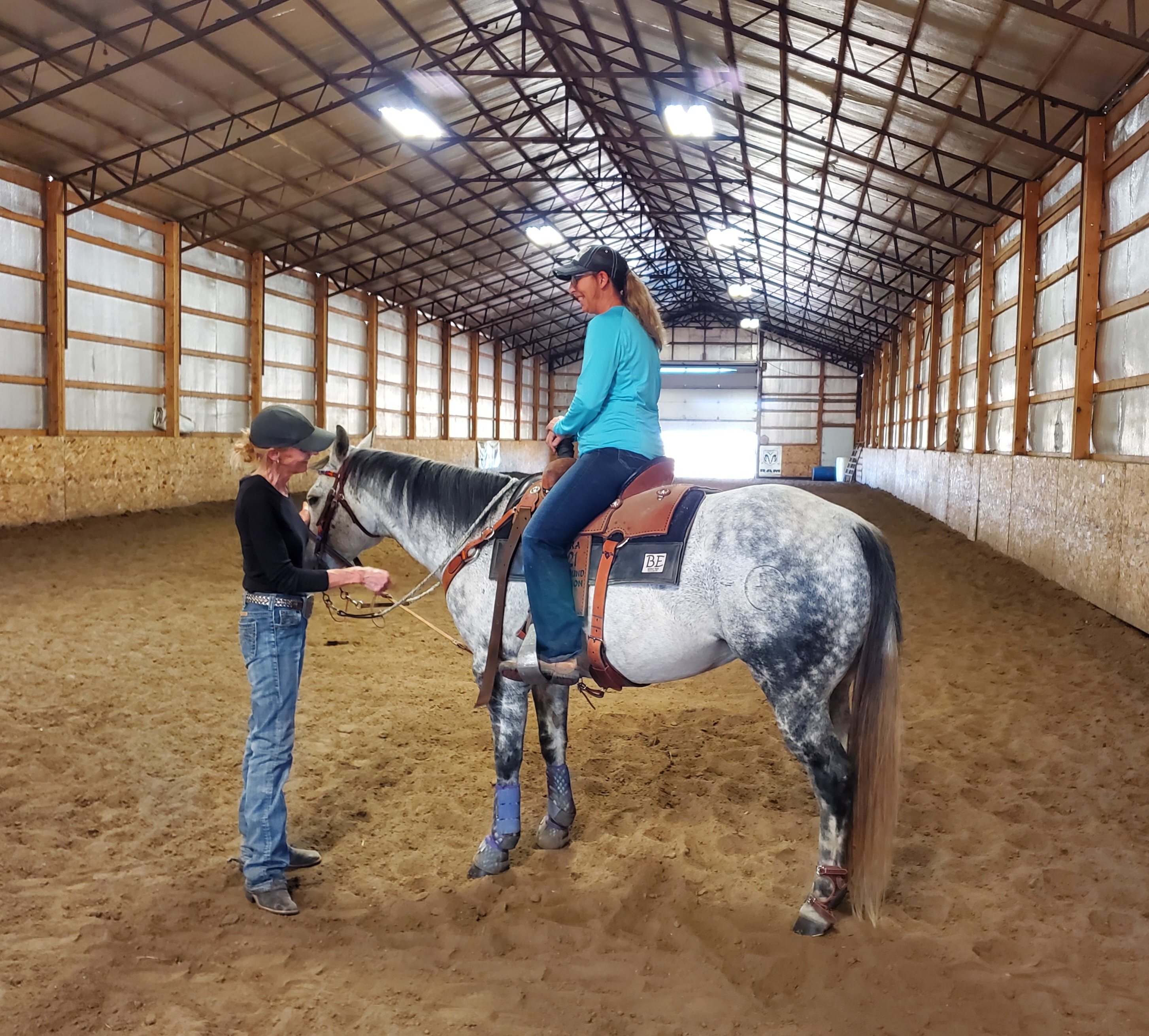 Looking at a horse in person and trying it out by riding it more than one time, if possible, can help ensure a good fit between horse and rider. Photo by Shawn Deering.