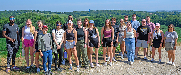 Rural Immersion participants toured Riegel's Dairy Farm in Washington, Mo.