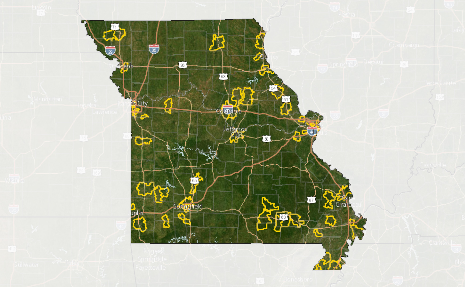 Focus groups included rural and urban voices from all regions of the state.