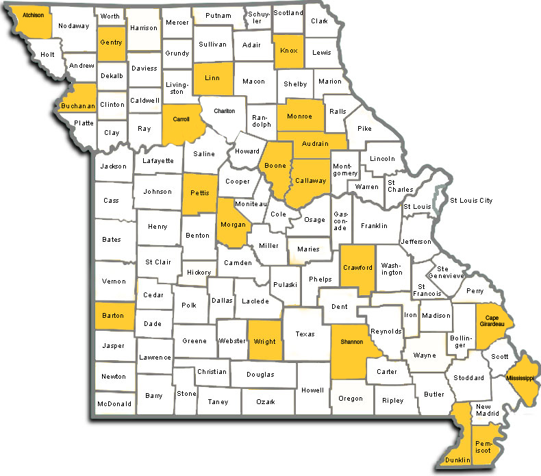 Monroe City has the newest real-time weather station in Missouri.  The University of Missouri Extension’s Commercial Agriculture Program operates 30 stations across the state, including 19 that provide real-time weather data.